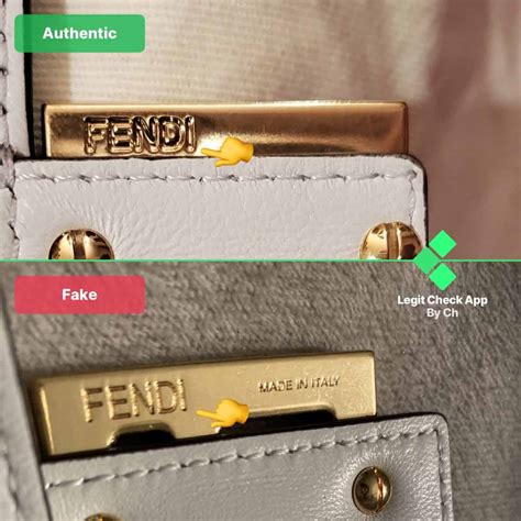 real vs fake fendi bag|fendi authenticity card.